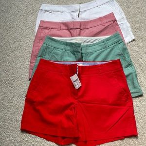 Lot of J Crew size 6 shorts